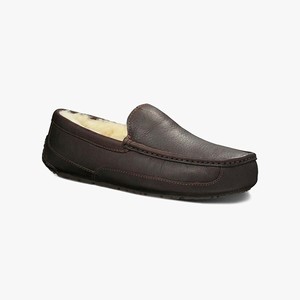 Ugg Ascot Läder Mockasiner Herr Svarta (967453IGC)